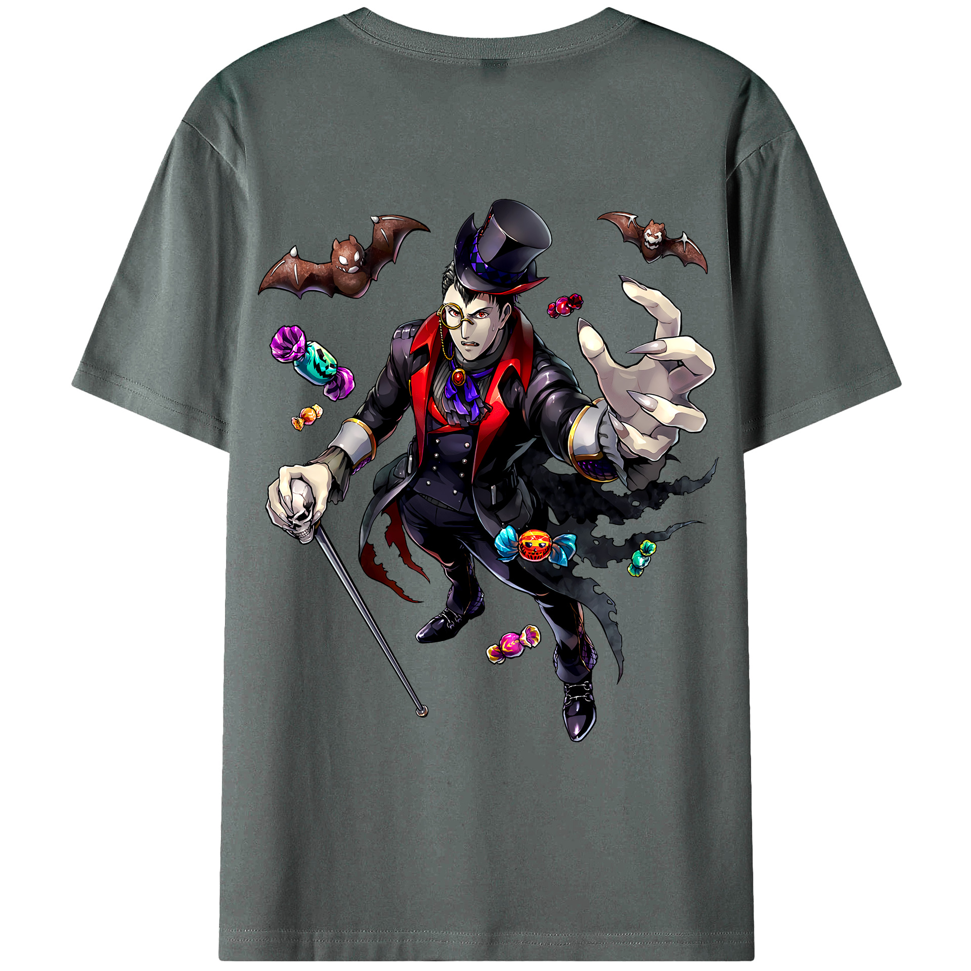 （画像用） 進撃の巨人 Attack on Titan 綿100％ メンズ半袖Tシャツ（バックプリント） 通気性